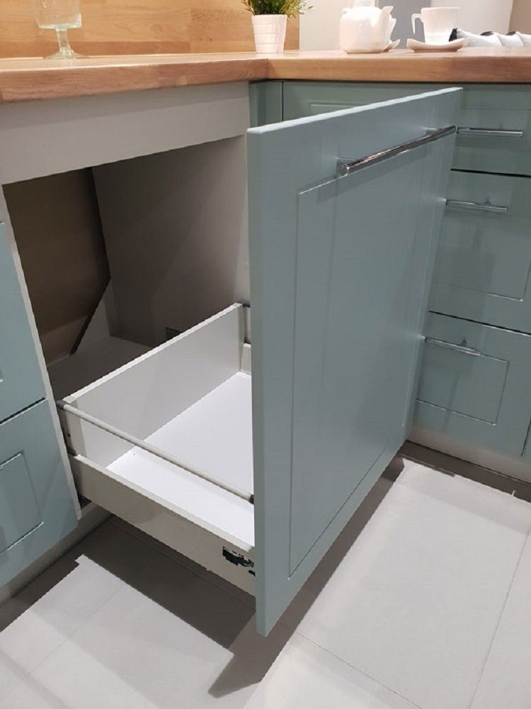 Feldmann-Wohnen Spülenunterschrank ESSEN (Unterschrank, Küchenschrank) ES-D1ZM/60 - Korpus- und Frontfarbe wählbar