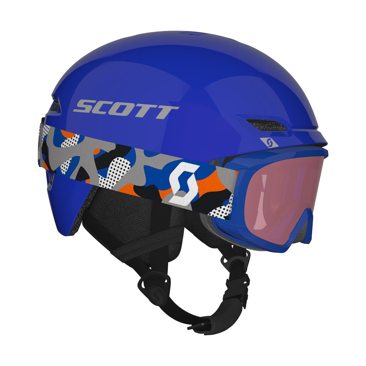 Scott Skihelm Combo Hlmt Keeper 2+Goggle Jr Witty, Perfekte Kombination aus Sicherheit und Stil für junge Skifahrer mit