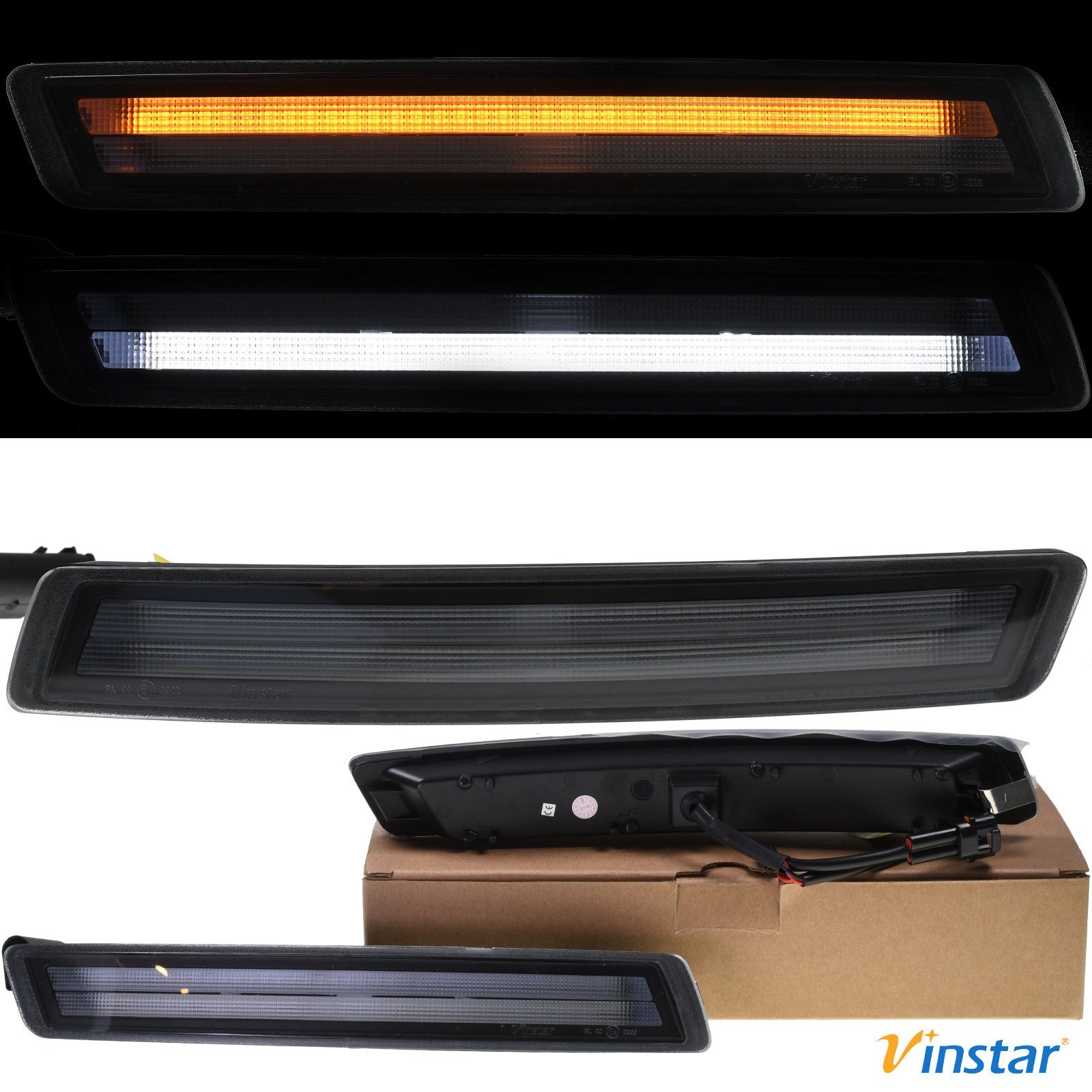 Vinstar KFZ-Ersatzleuchte 2X LED Blinker + Tagfahrlicht für VW, kompatibel mit: VW BEETLE 2005-2010