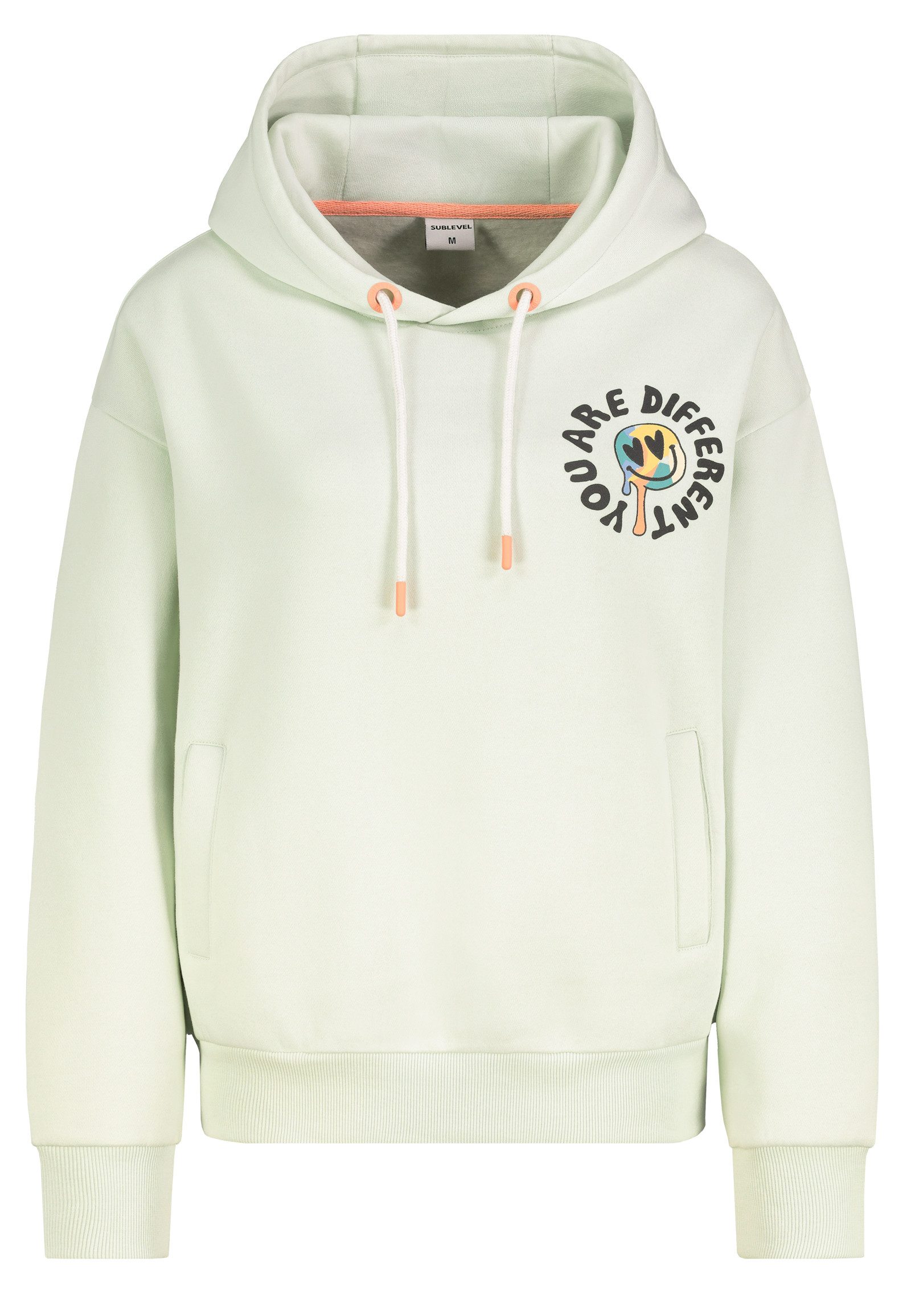 SUBLEVEL Hoodie mit Schriftzug und Liebesmotiv günstig online kaufen