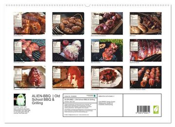 CALVENDO Wandkalender ALIEN-BBQ 2023 (Premium, hochwertiger DIN A2 Wandkalender 2023, Kunstdruck in Hochglanz)