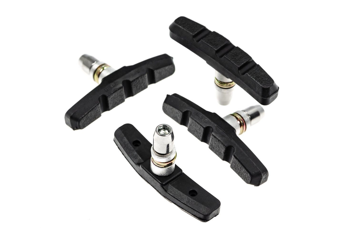 ALHONGA Bremsbelag 4 Stück Fahrrad V Brake Bremsschuhe ALHONGA 70 mm Brems Belag Gummi