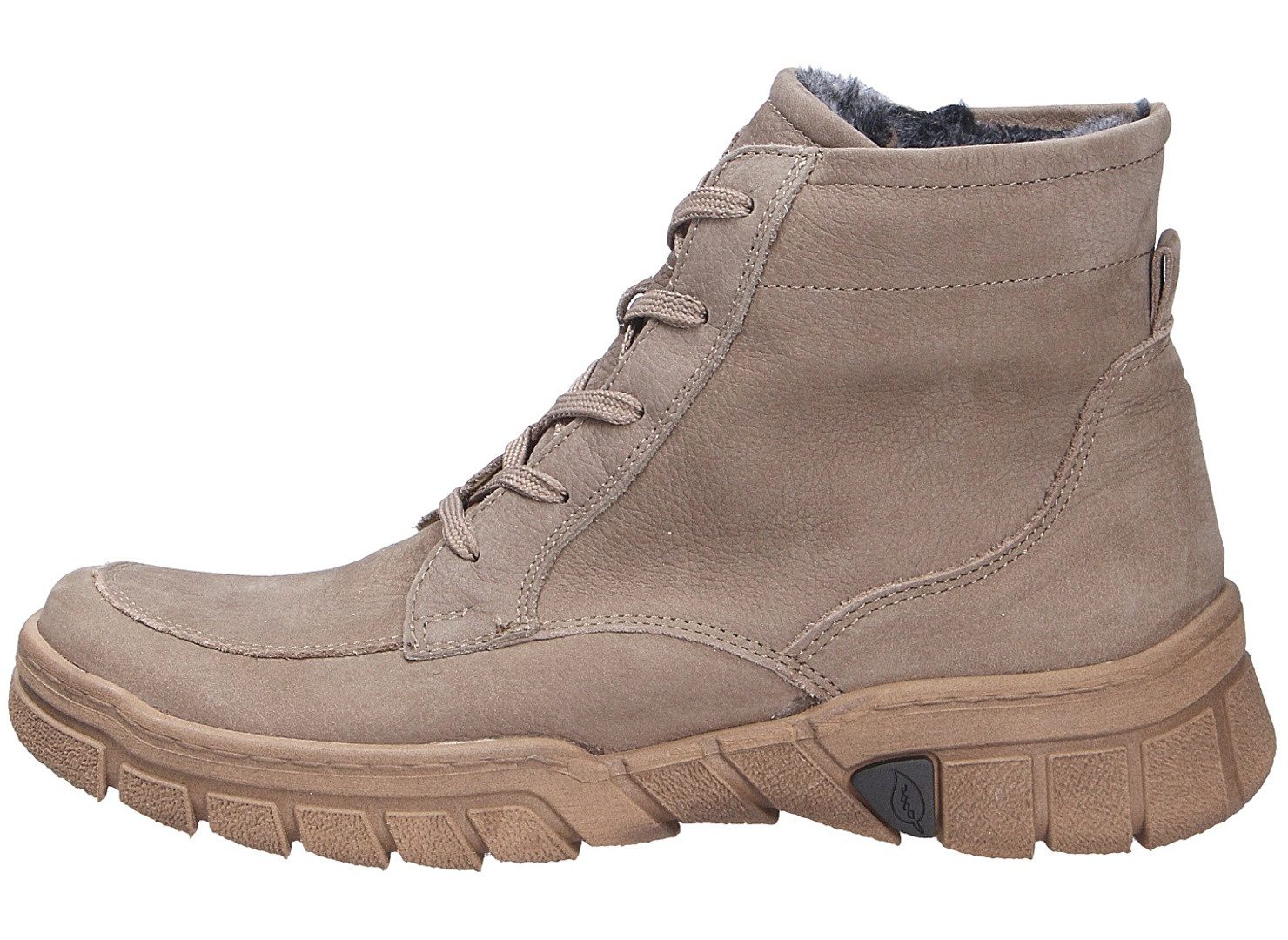 Waldläufer Waldläufer Damen Stiefelette H-LUMI beige Größe Schnürstiefel