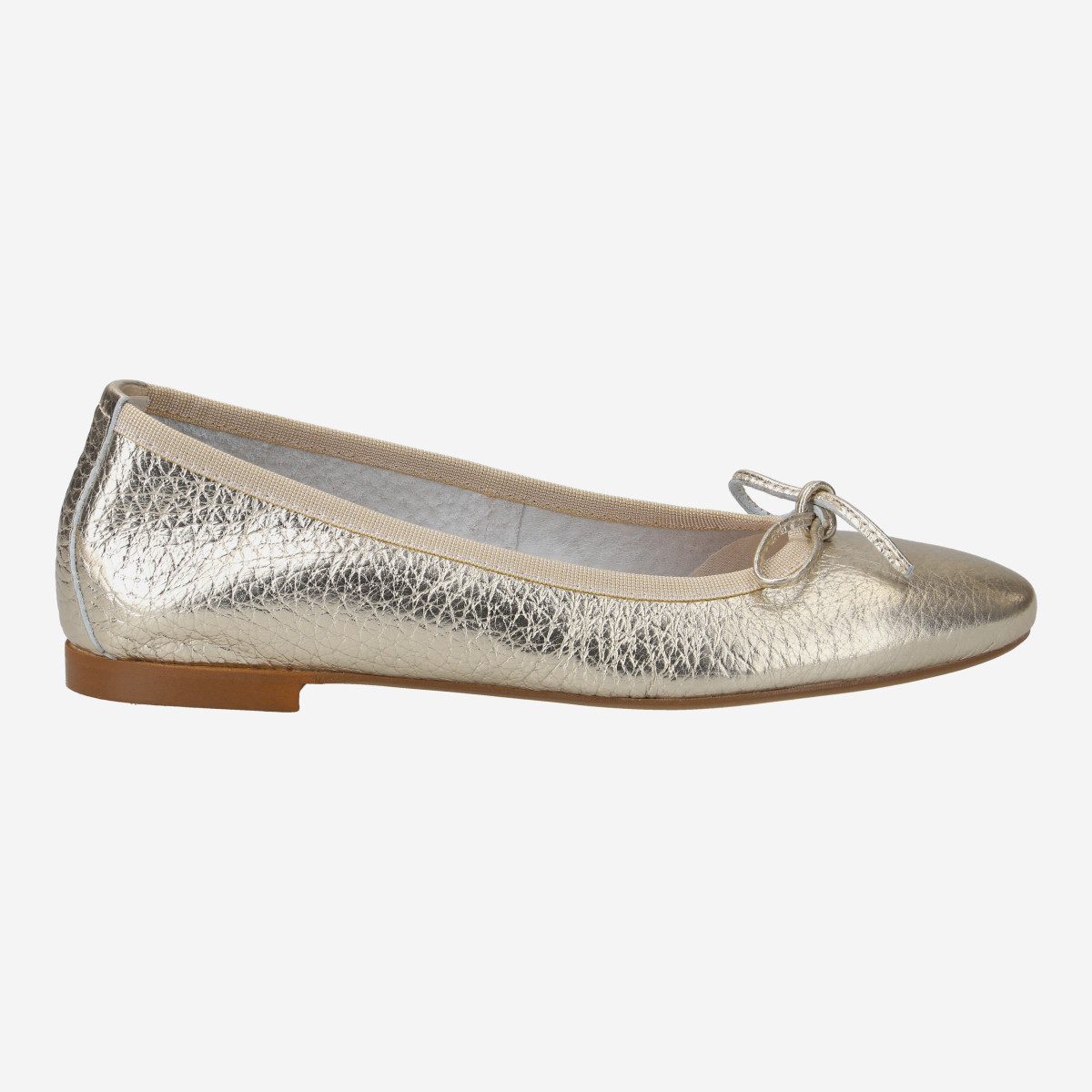 Lüke Schuhe ALENA PLATINO, Ballerina in Gold für Damen Ballerina