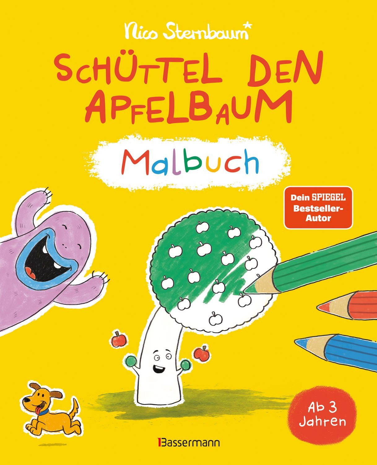 Schüttel den Apfelbaum - Malbuch / Nico Sternbaum, SPIEGEL-Bestseller