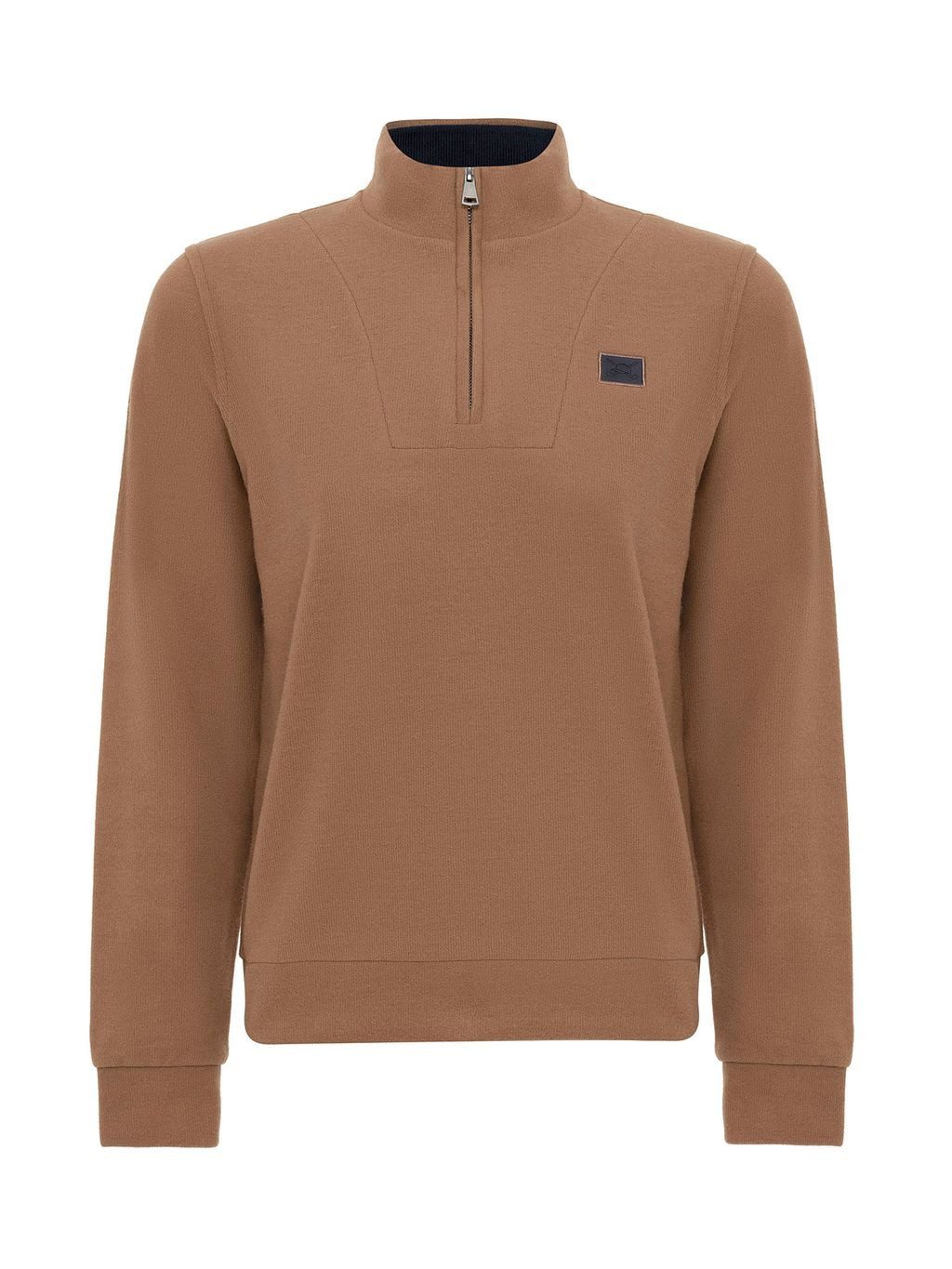 Jacey Quinn Sweatshirt Polo Collar Half günstig online kaufen