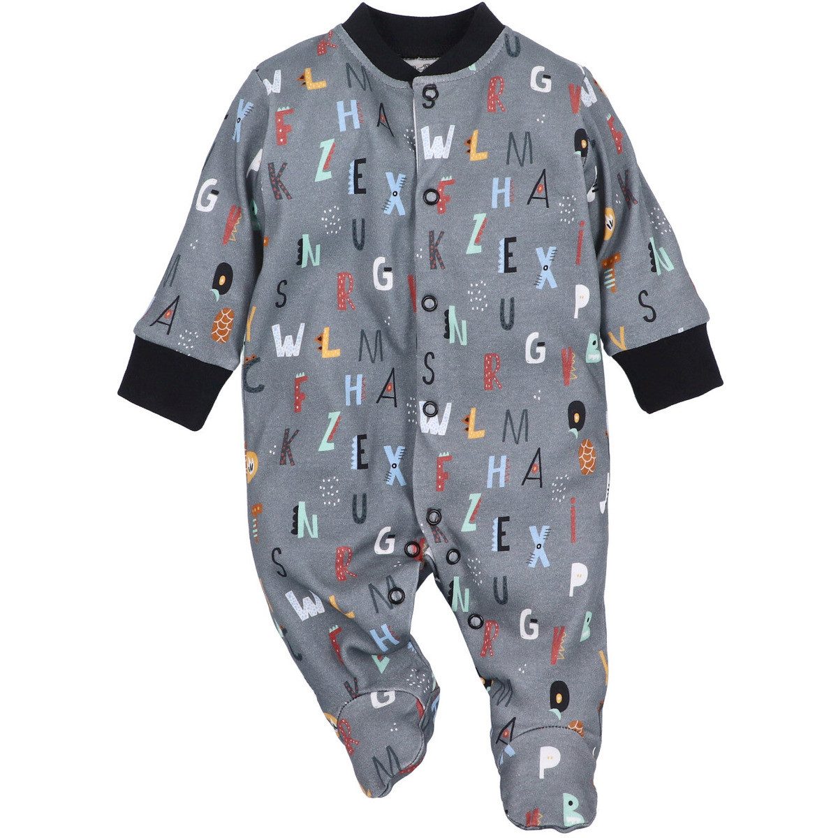 Strampler Buchstaben Unisex Kinder