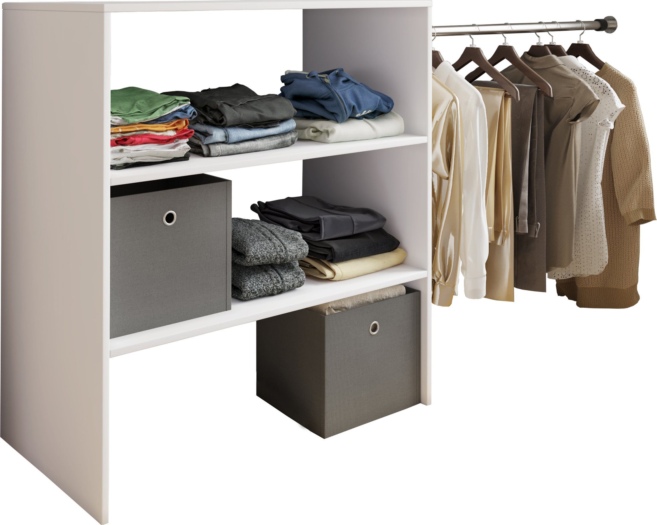 VCM Kleiderschrank Offener Kleiderschrank Dachschrägen Regal günstig online kaufen