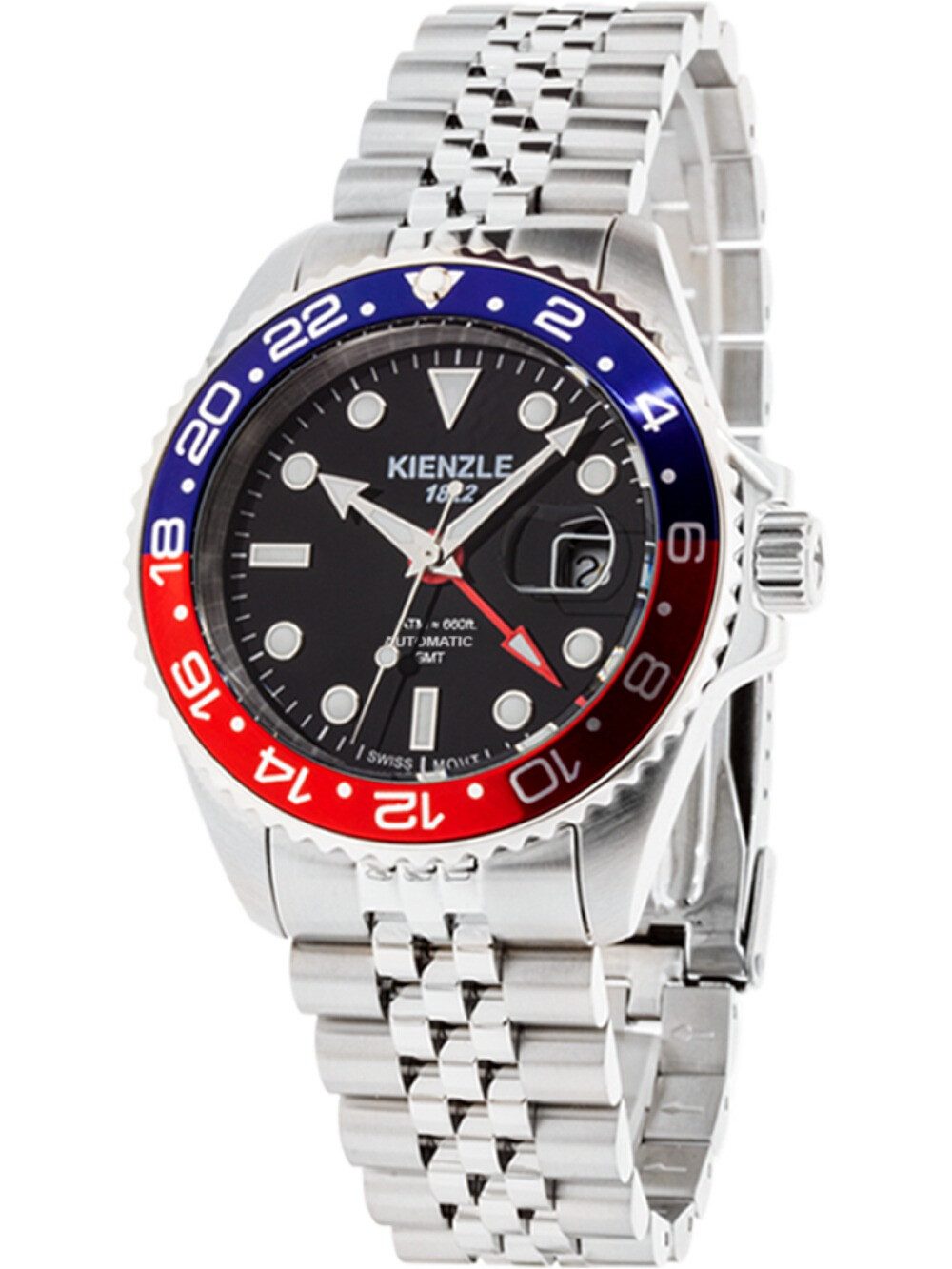 Kienzle 1822 Automatikuhr Kienzle 1822 KM426A Herrenuhr Taucher Automatik GMT 40mm 10ATM Kienzle 1822 KM426A Herrenuhr Taucher Automatik GMT 40mm 10ATM