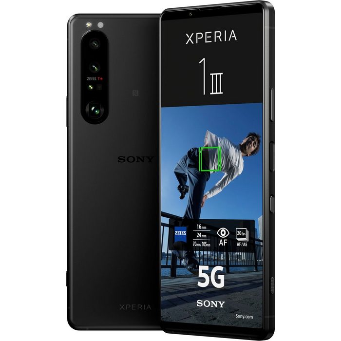Sony Xperia 1 III 5G 256GB Smartphone (16 51 cm/6 5 Zoll 256 GB Speicherplatz 12 MP Kamera)
