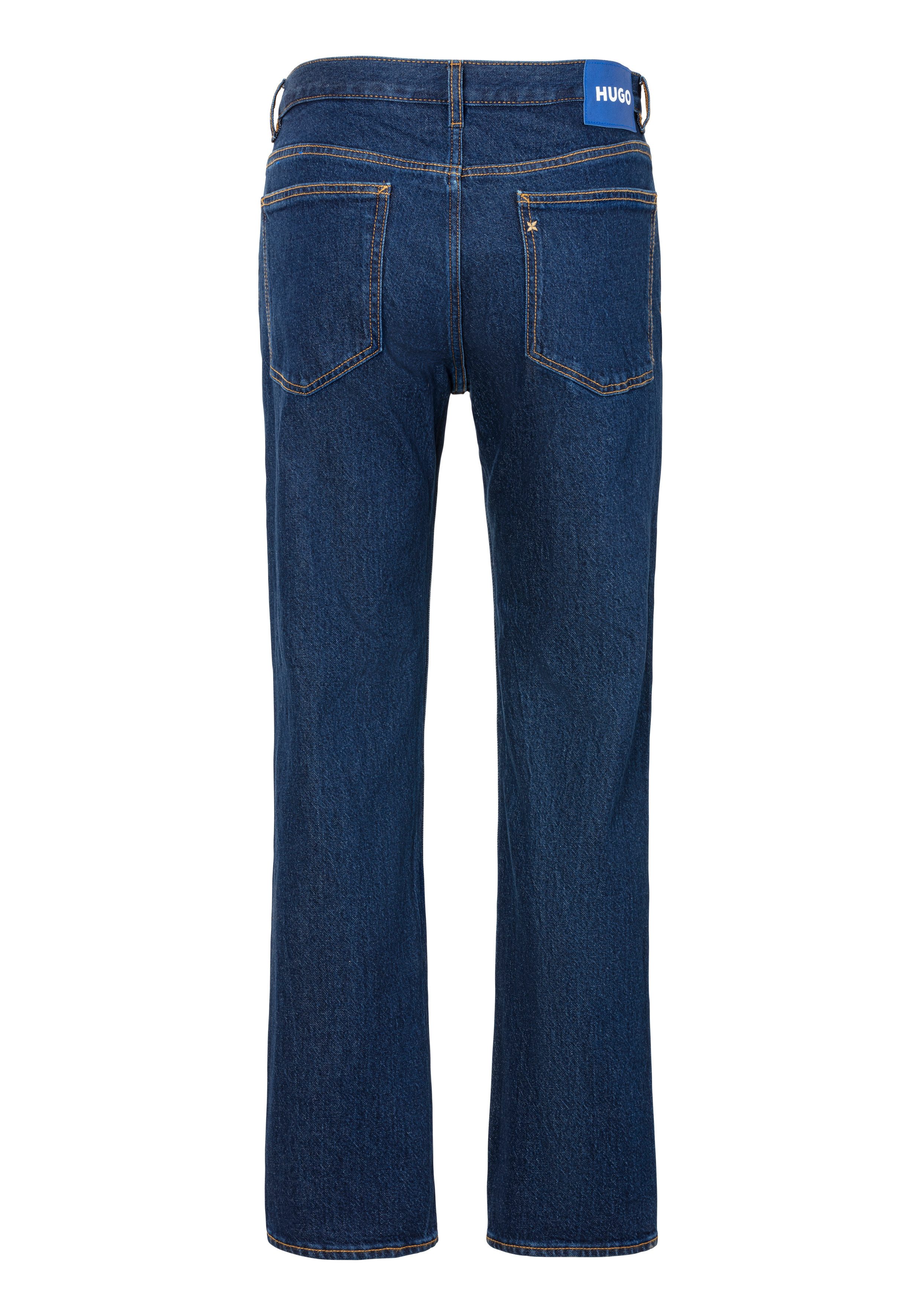 HUGO Blue Slim-fit-Jeans Ash mit Stone-washed-Finish günstig online kaufen