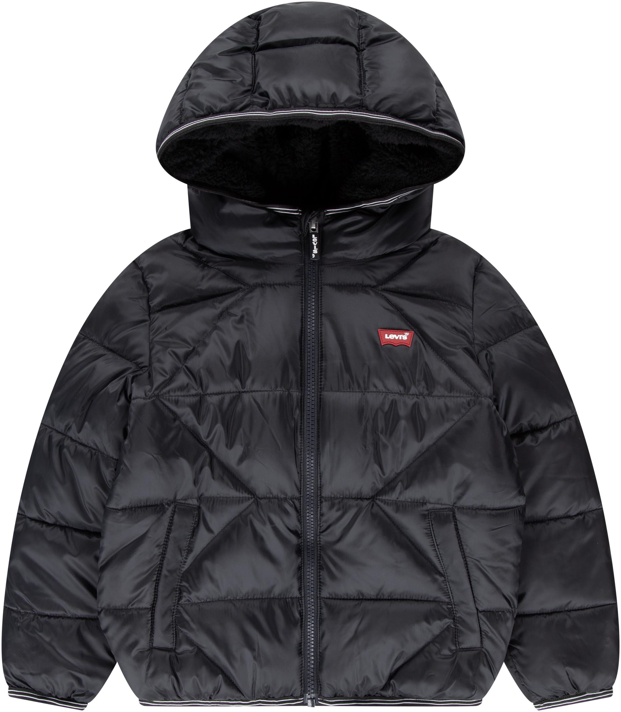 Levi's® Kids Steppjacke LVB SHERPA LINED PUFFER JKT Winterjacke for BOYS mit Kapuze