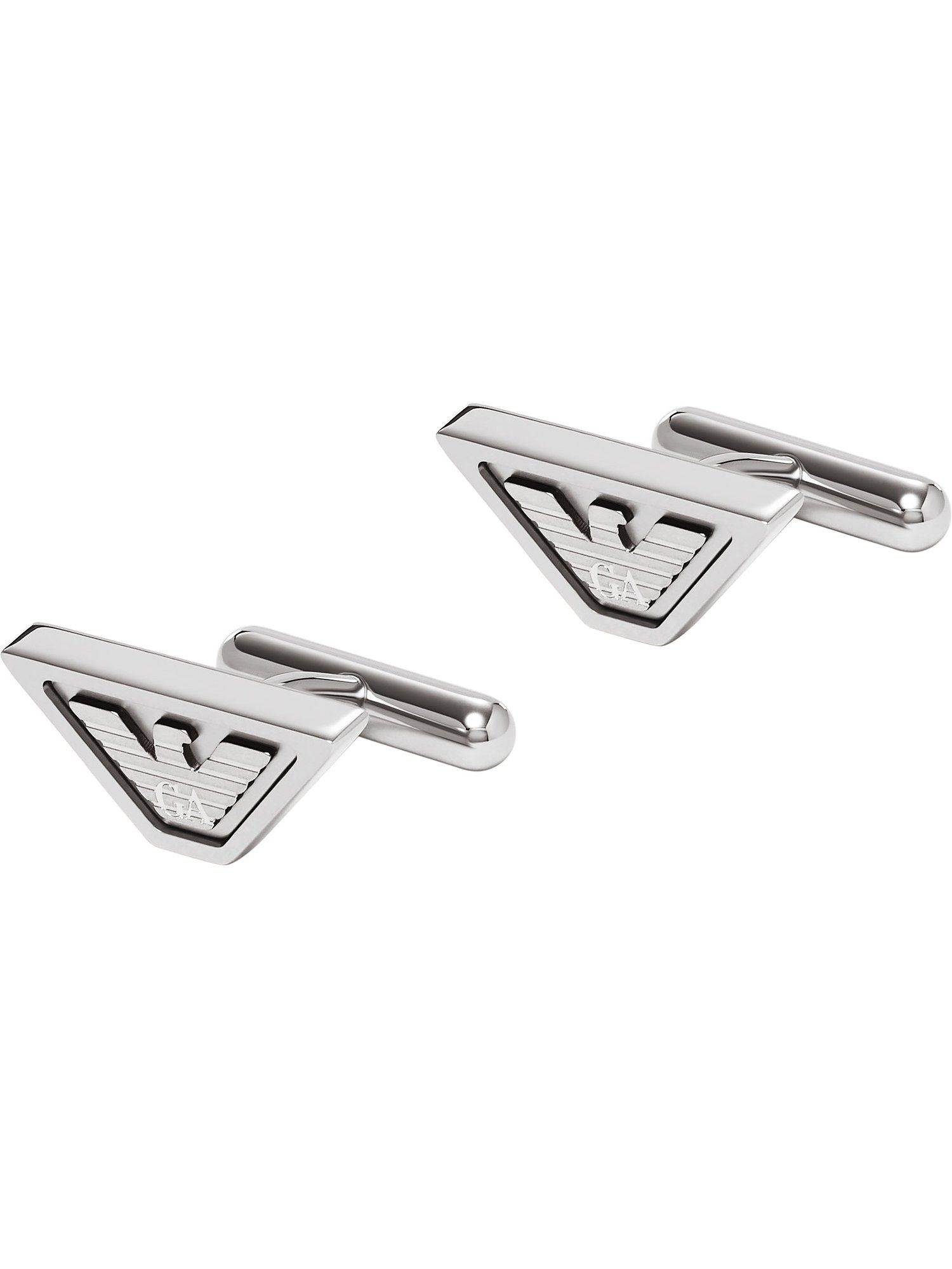 Manschettenknöpfe Emporio Armani Herren-Ansteckschmuck Edelstahl