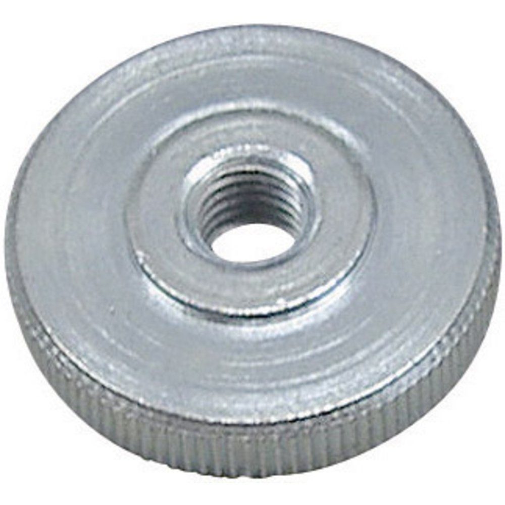 Muttern TOOLCRAFT DIN 467 Rändelmuttern M3 DIN 467 Stahl verzinkt 10 St.