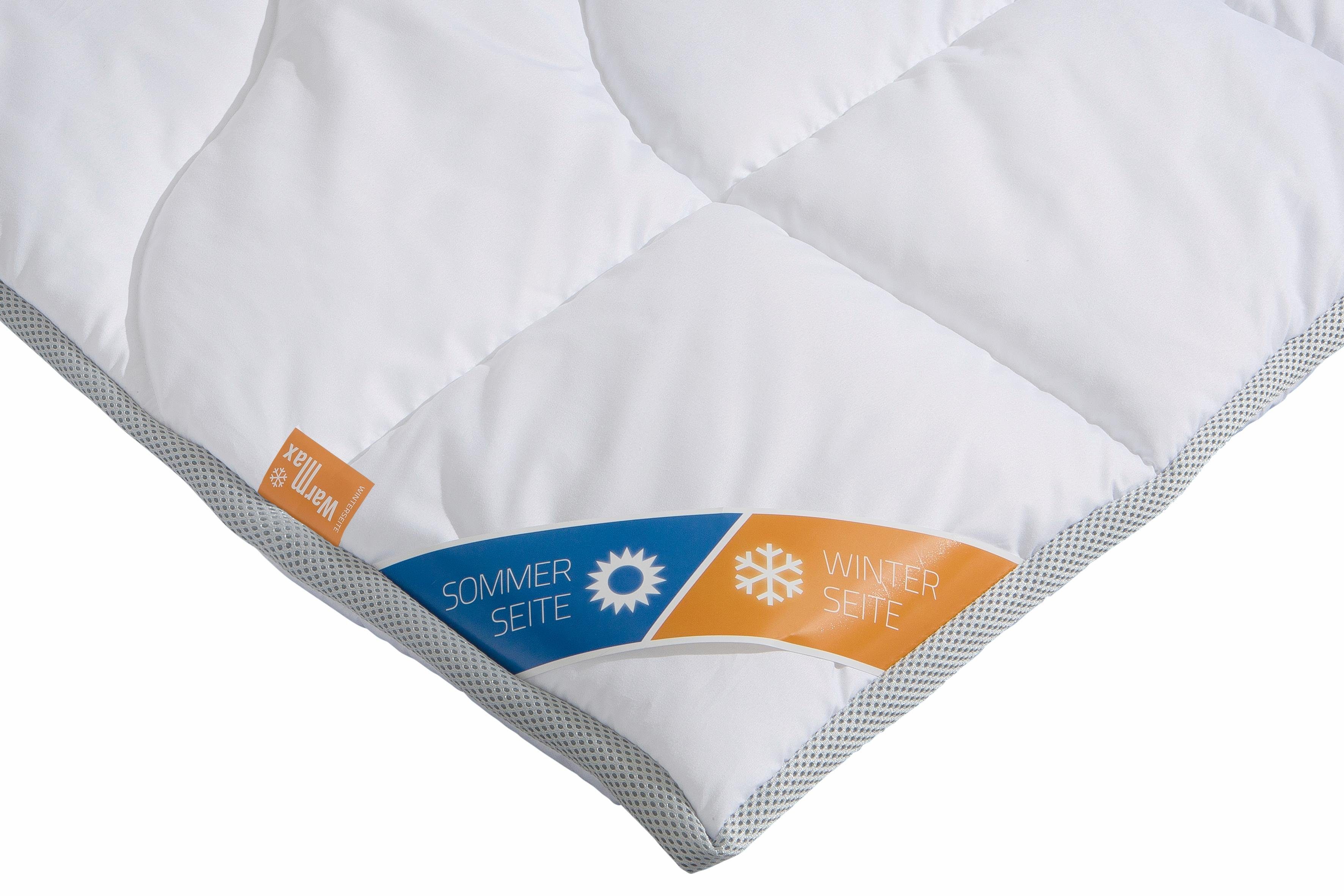 2 (Sommer-/Winterseite) Schlafkomfort, Füllqualitäten Mit Microfaserbettdecke, f.a.n. Mabona, Top-Cool, Bezug: