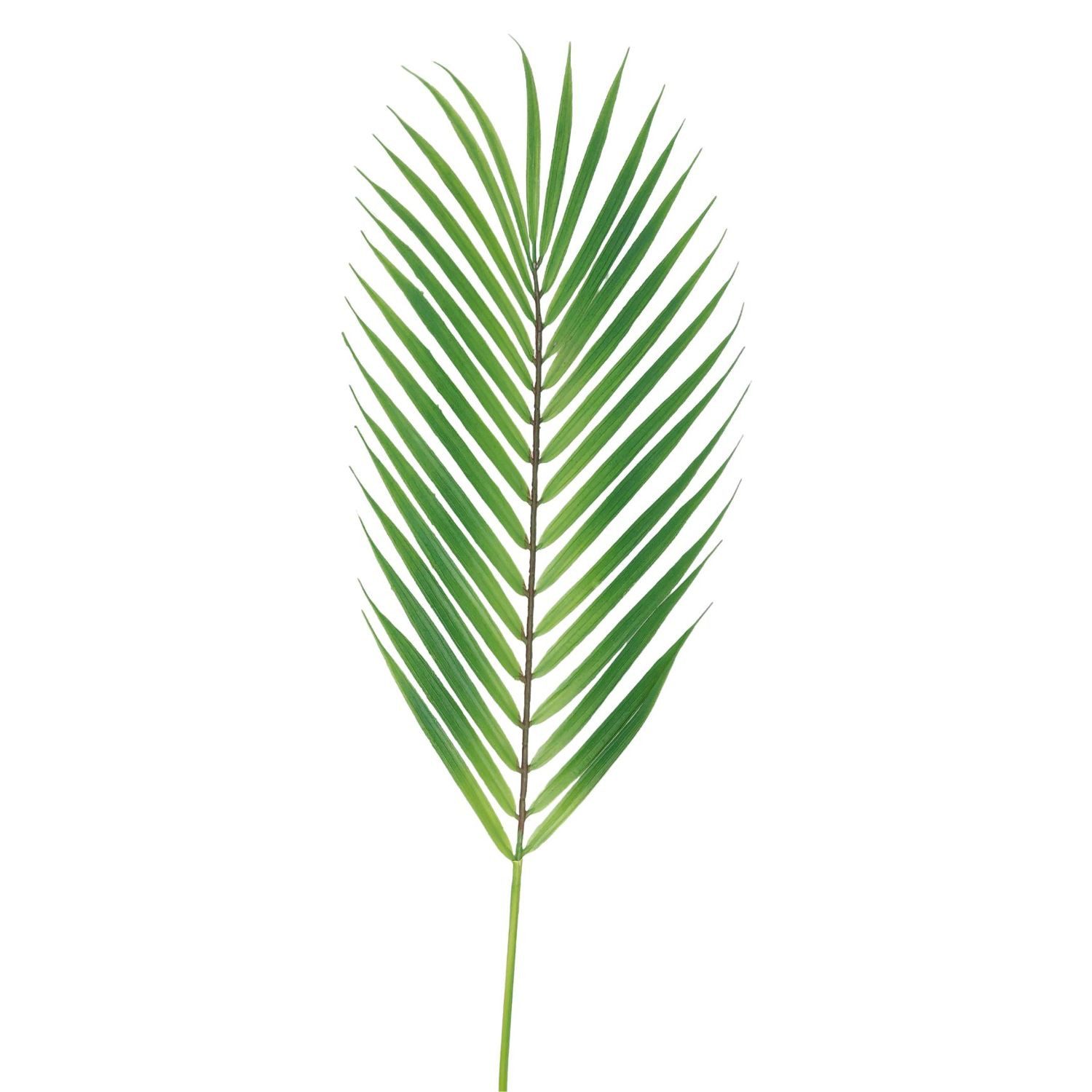 Kunstpflanze künstliche Blätter Palme, Emerald, Höhe 75 cm, Farbe: Grün – Bild 2 von 3
