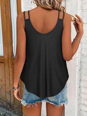 KIKI Tanktop Damen Tank Tops Basic ärmellose Casual Blusen Tuniken Sommer Shirts