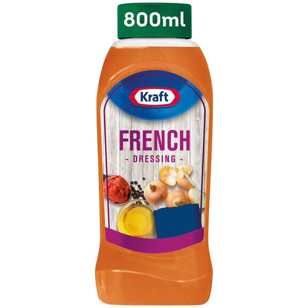 Kraft Saucen, Kraft French Dressing Salatgenuss ohne Geschmacksverstärker 800ml