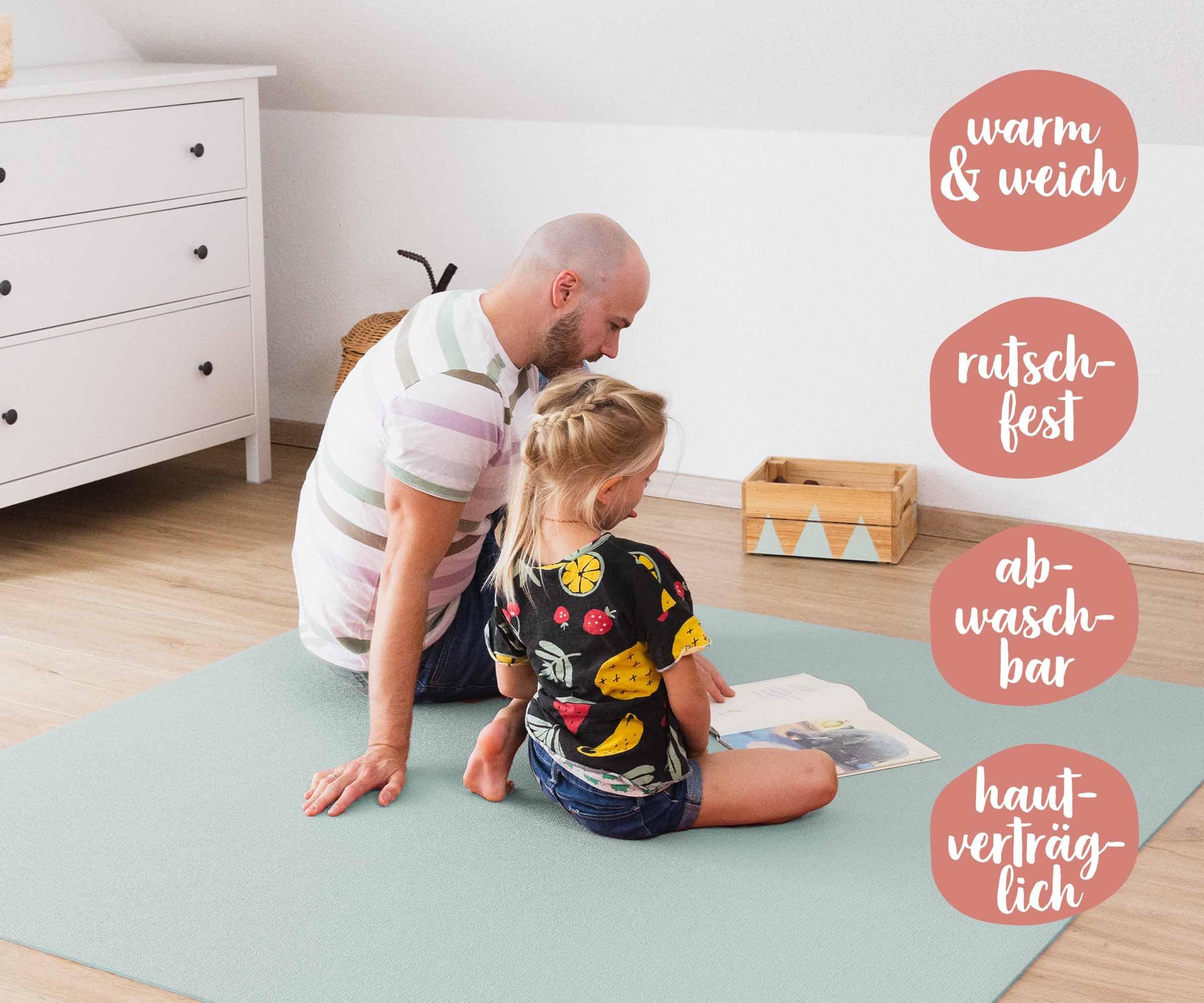 Ehrenkind Spielmatte Krabbelmatte Rutschfest, Made in Germany (Krabbeldecke günstig online kaufen