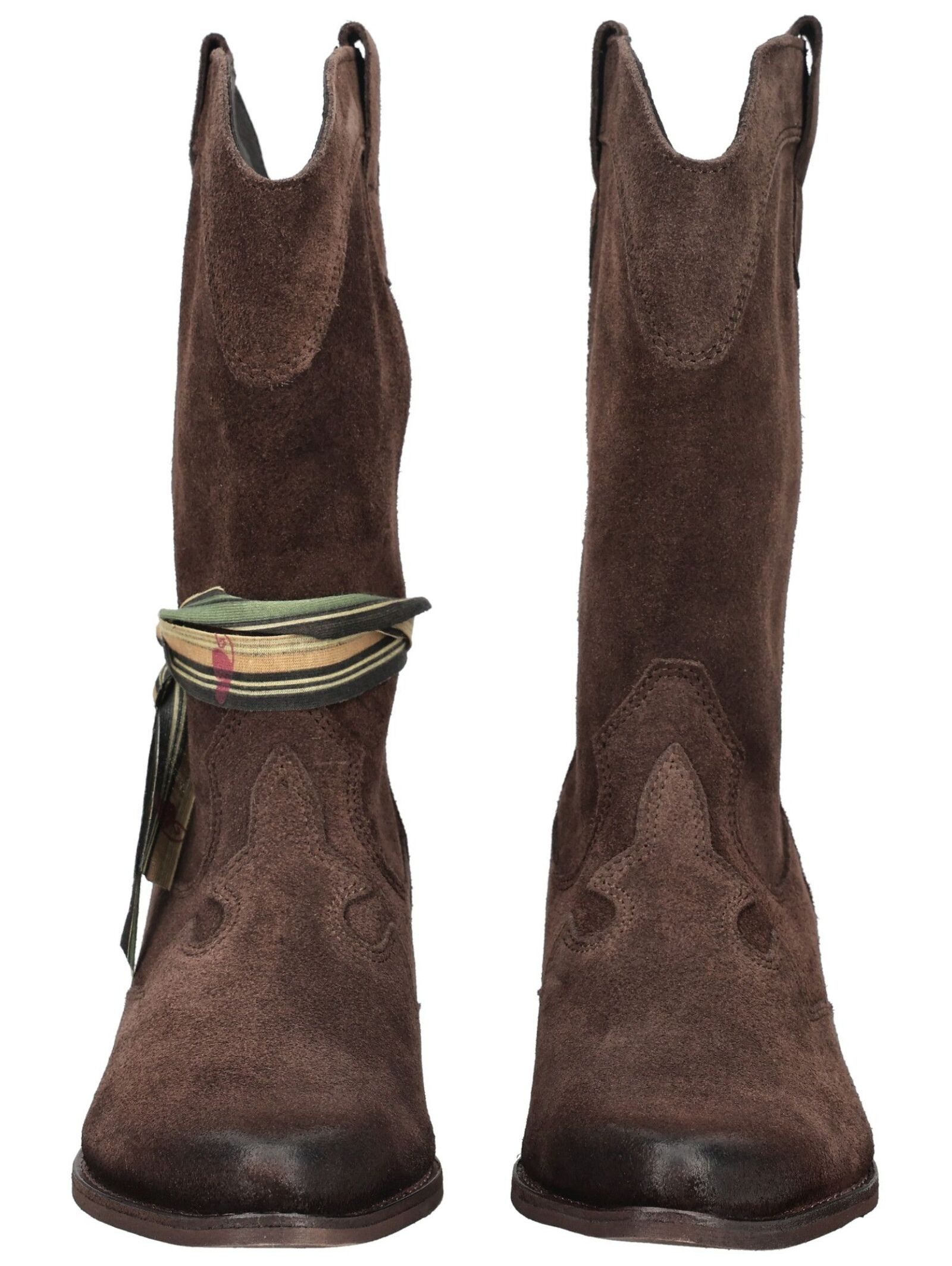 Felmini Stiefel Veloursleder . Bikerboots