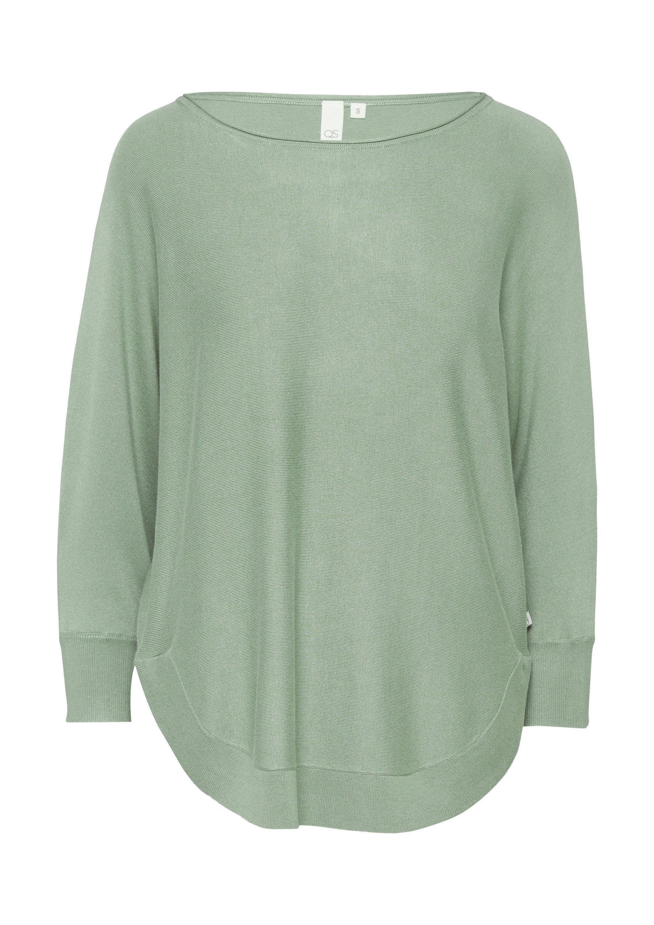 QS Longpullover Strickpullover Strickpullover mit Fledermausärmeln günstig online kaufen