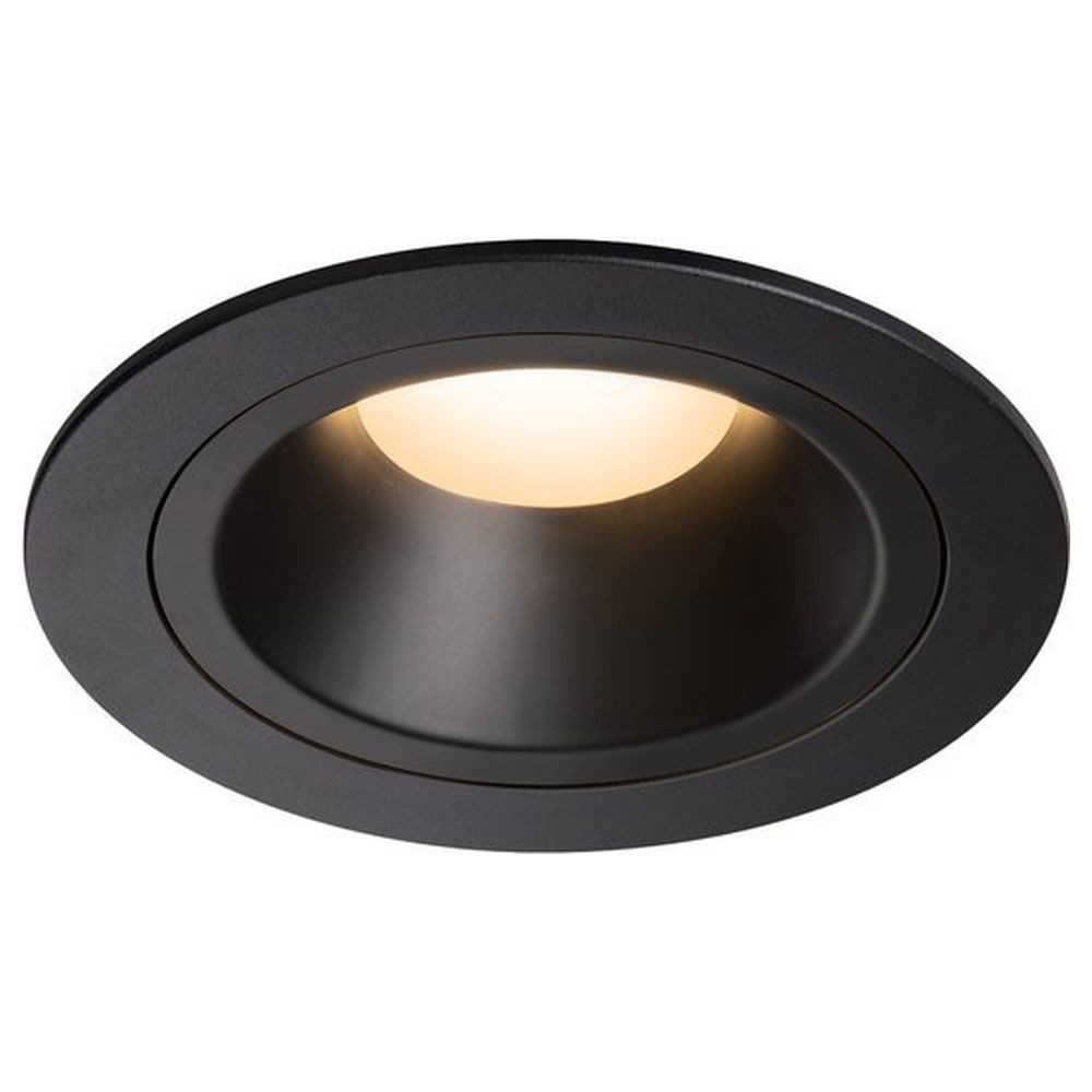 SLV Einbauleuchte LED Einbaustrahler Numinos in Schwarz 17,55W 1500lm 3000K 55°, LED