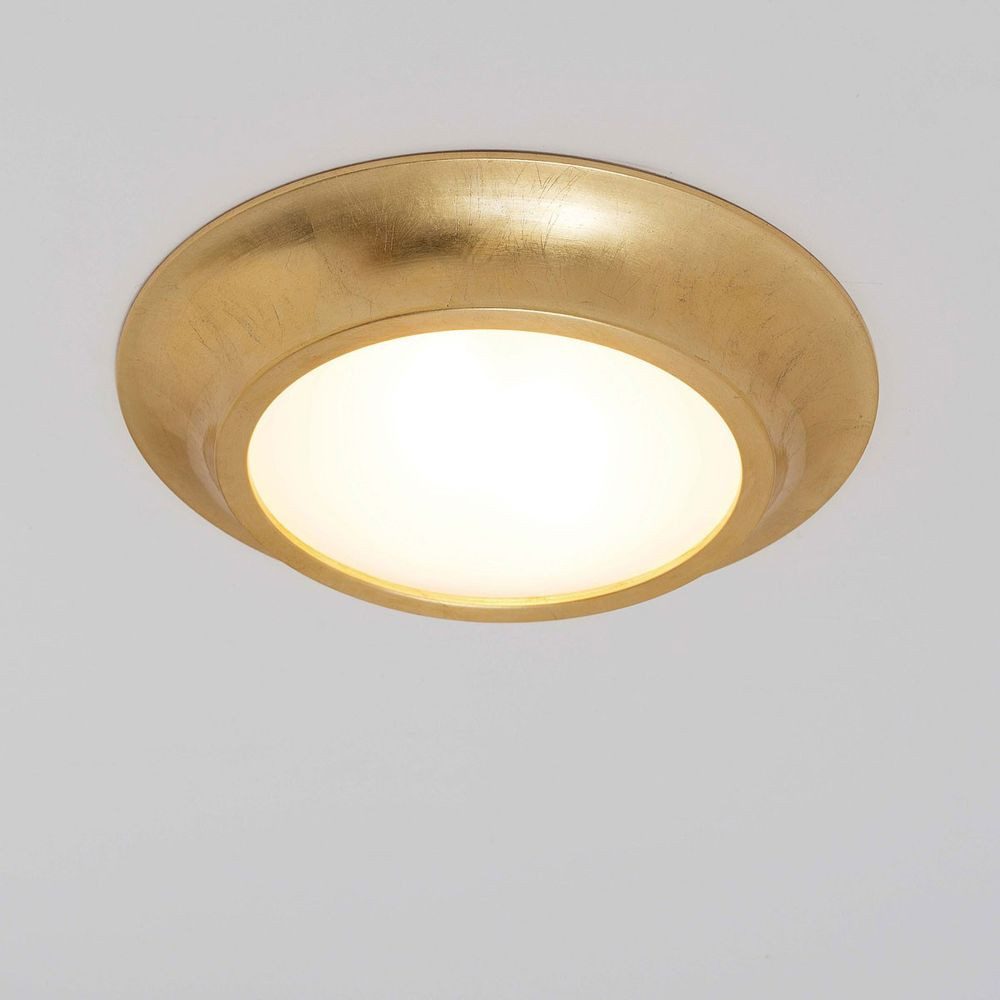 Holländer Deckenleuchte 2-flammig Spettacolo Keramik Gold