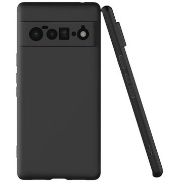 CoolGadget Handyhülle Black Series Handy Hülle für Google Pixel 6 Pro 6,7 Zoll, Edle Silikon Schlicht Robust Schutzhülle für Pixel 6 Pro Hülle