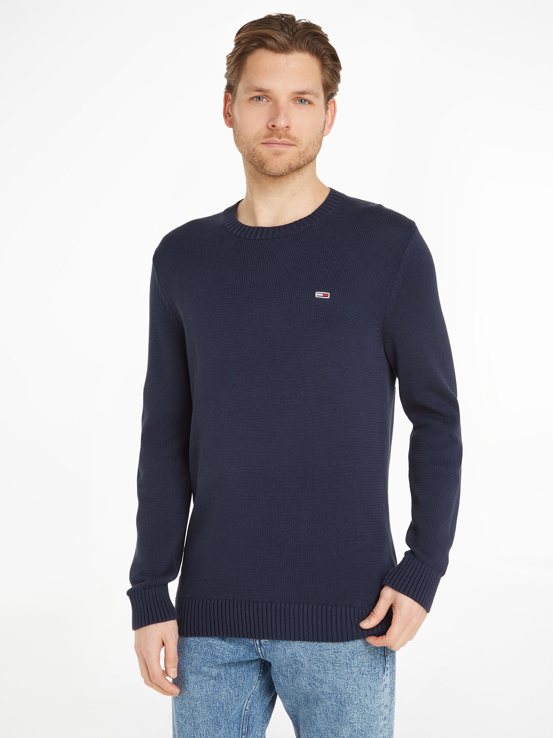Tommy Jeans Strickpullover TJM CREW ESSENTIAL NECK SWEATER