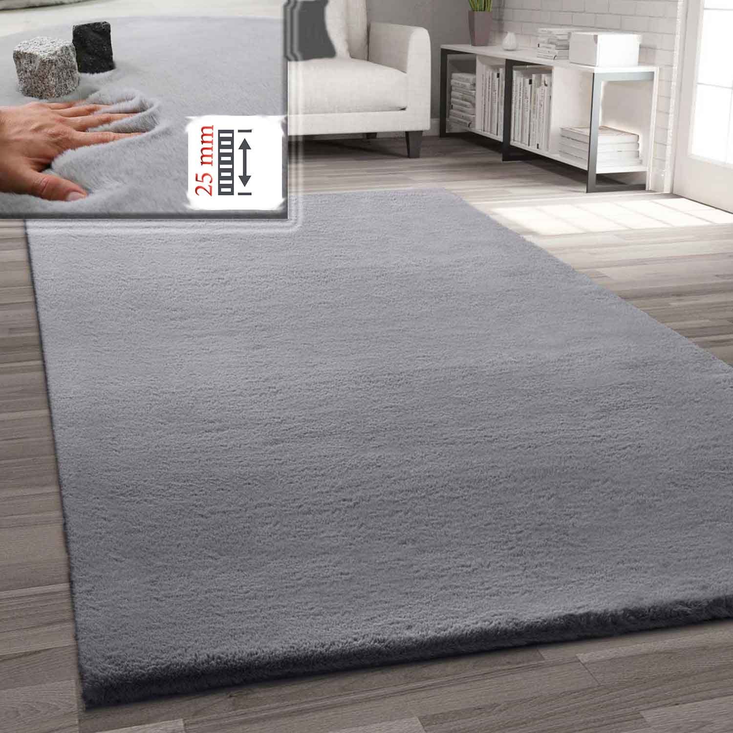 Vimoda Hochflor-Teppich Kunstfell Teppich, Flauschiger Hochflor günstig online kaufen