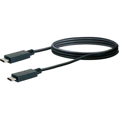 Schwaiger LK101C 531 Smartphone-Kabel, USB 3.1 C Stecker, USB 3.1 C Stecker, (100 cm), universal einsetzbar
