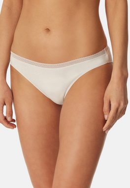 Schiesser Rioslip 4er Pack Cotton Lace (Spar-Set, 4-St) Rio Slip - Baumwolle - Spitze am Bund