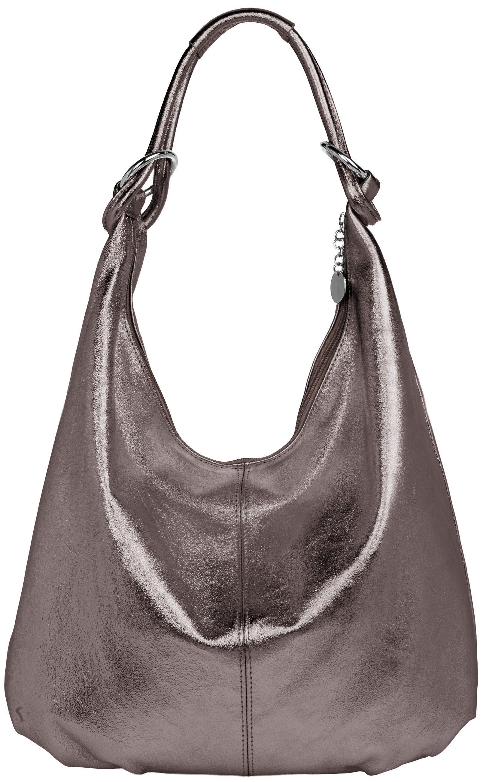 Caspar Schultertasche Damen Vintage Leder Tasche günstig online kaufen