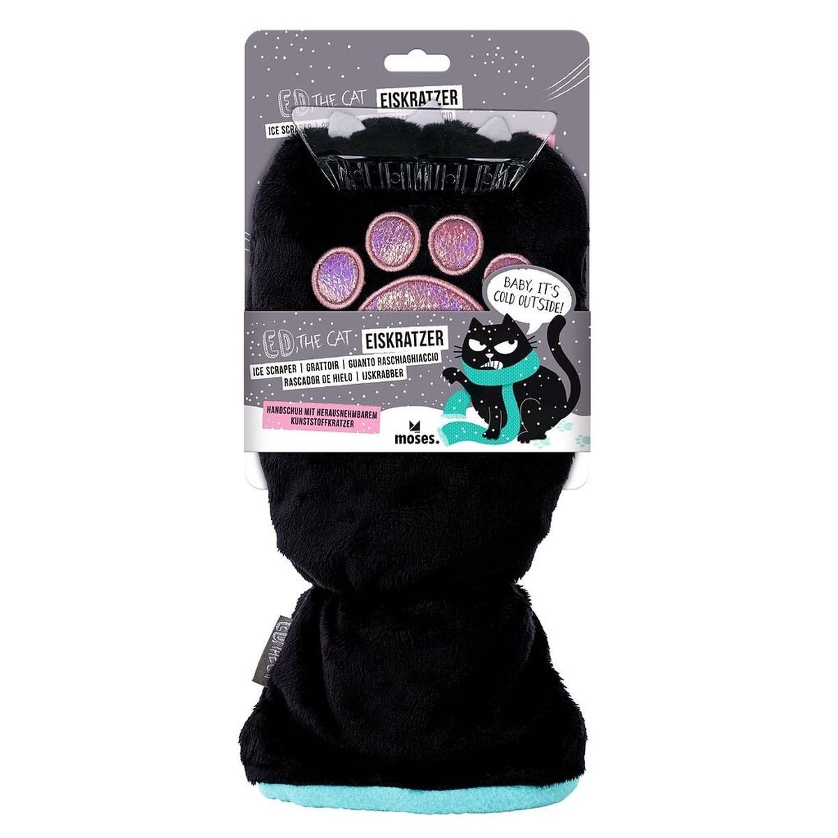 Moses. Verlag Eiskratzer Ed, the Cat Eiskratzer mit gefüttertem Handschuh Katzenpfote