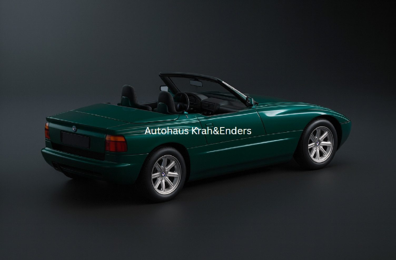 BMW Modellauto BMW Miniatur Z1 Roadster 1:18 grün Modellauto Sammlermodell, (1-tlg)