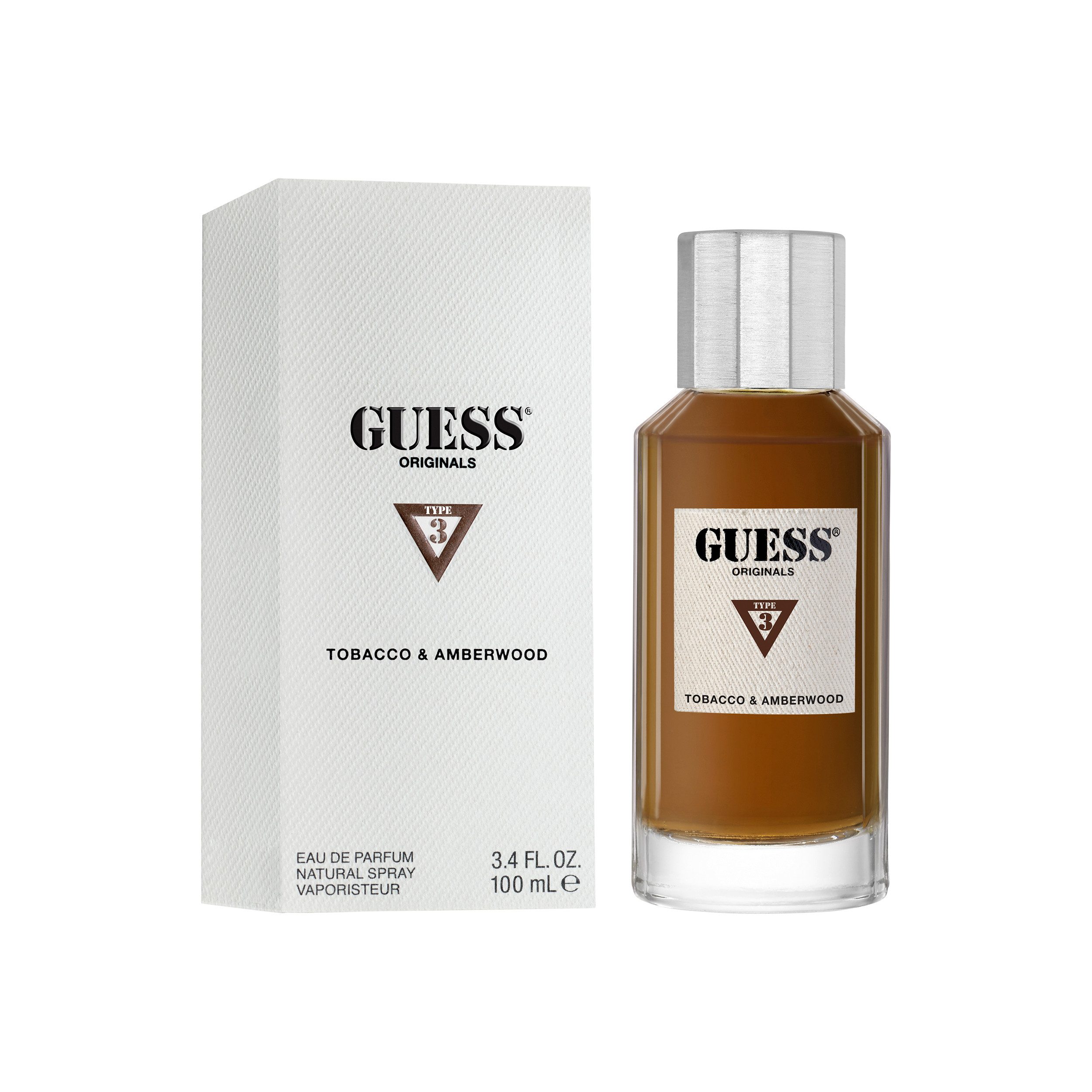 Guess Eau de Parfum ORIGINALS 3 EDP, 1-tlg., mit holzig-zitrischem Duftcharakter