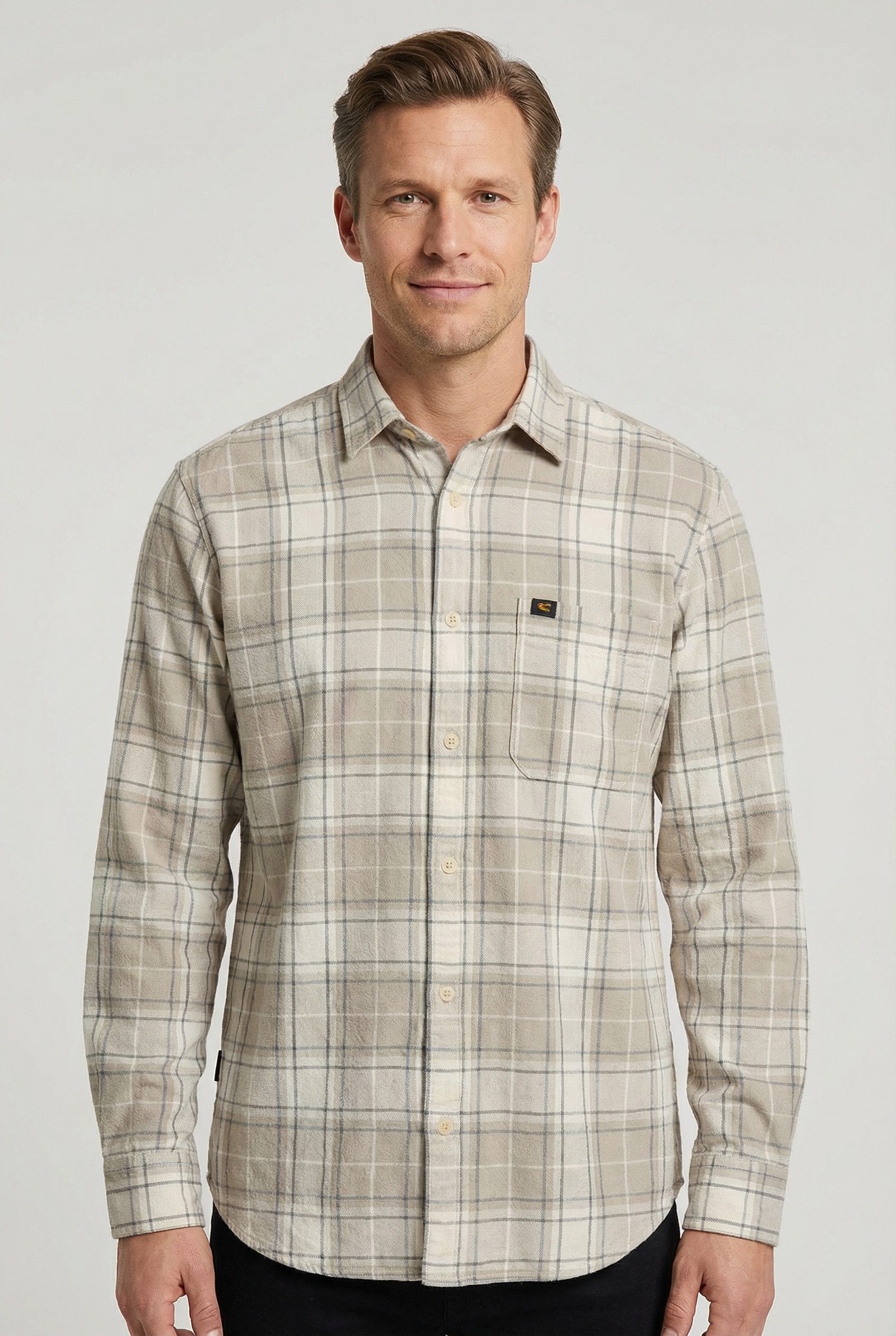 camel active Langarmhemd mit Karo-Muster günstig online kaufen