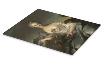 Posterlounge Acrylglasbild Jean-Marc Nattier, Madame Le Fevre de Caumartin als Hebe, Malerei