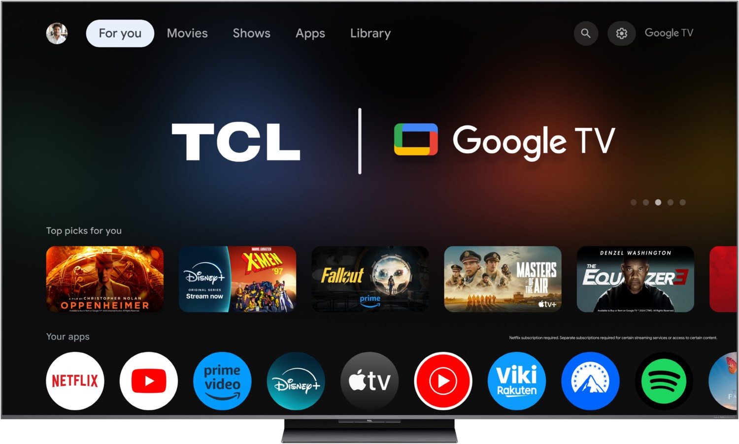 TCL 85C89K Mini-LED-Fernseher