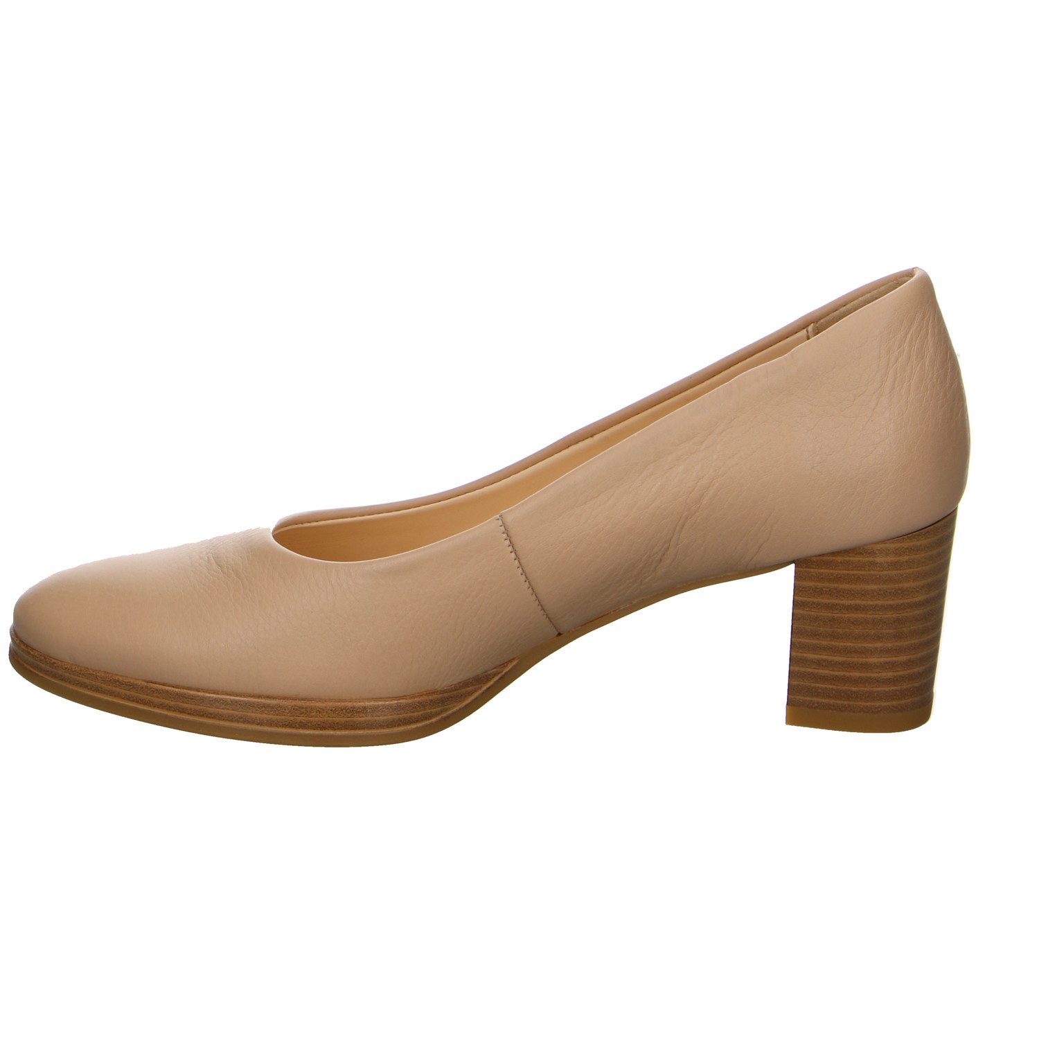 Ara Ara Leder Pumps mittlerer Absatz beige Pumps