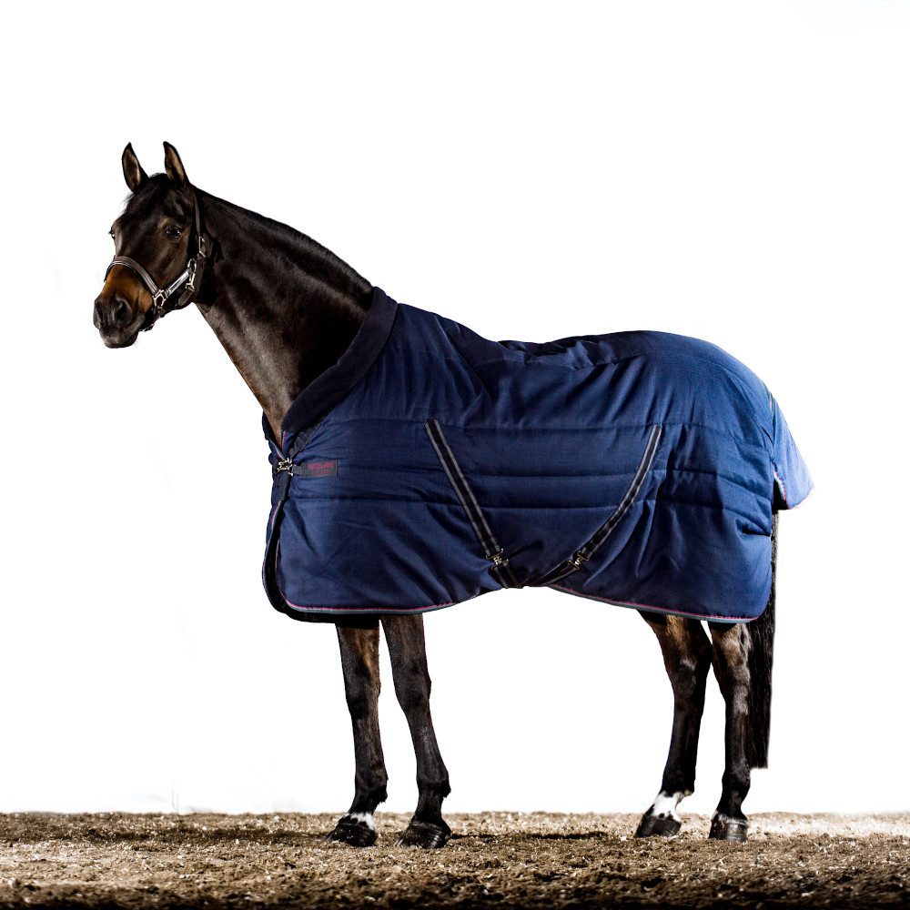 Pferde-Stalldecke Horseware Rambo Cosy Stable 100g - Navy/Burgundy