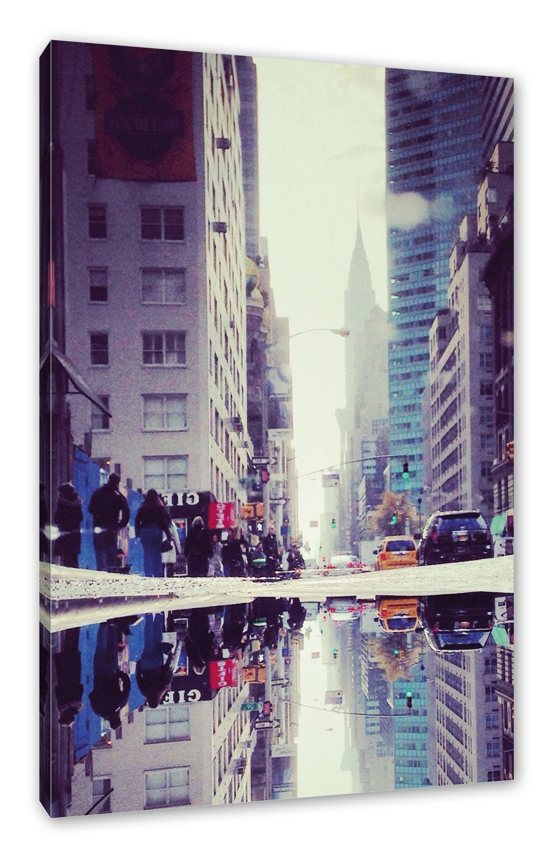 Pixxprint Leinwandbild New York Times Square, New York Times Square (1 St), Leinwandbild fertig bespannt, inkl. Zackenaufhänger