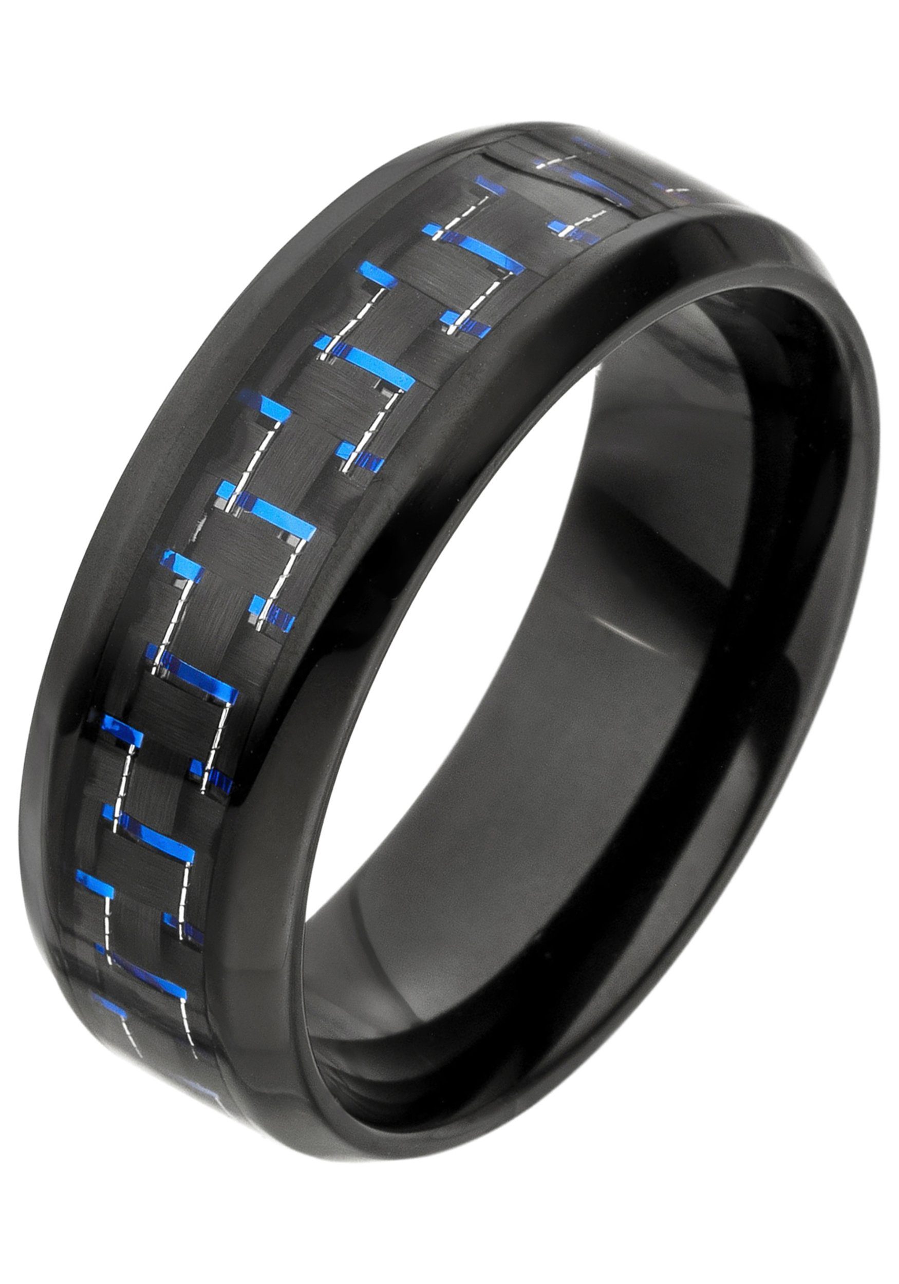 JOBO Fingerring, Edelstahl schwarz beschichtet mit günstig online kaufen