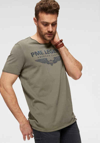 PME LEGEND Rundhalsshirt mit Logoprint