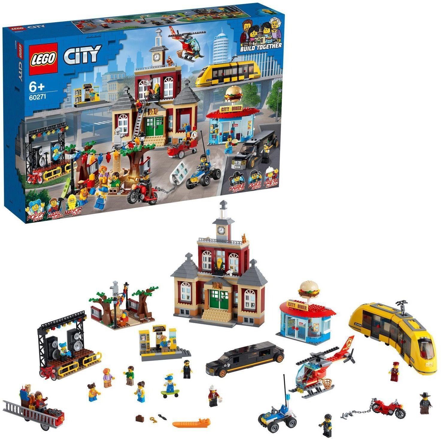 LEGO® City 60271 Stadtplatz Bausatz für günstig online kaufen