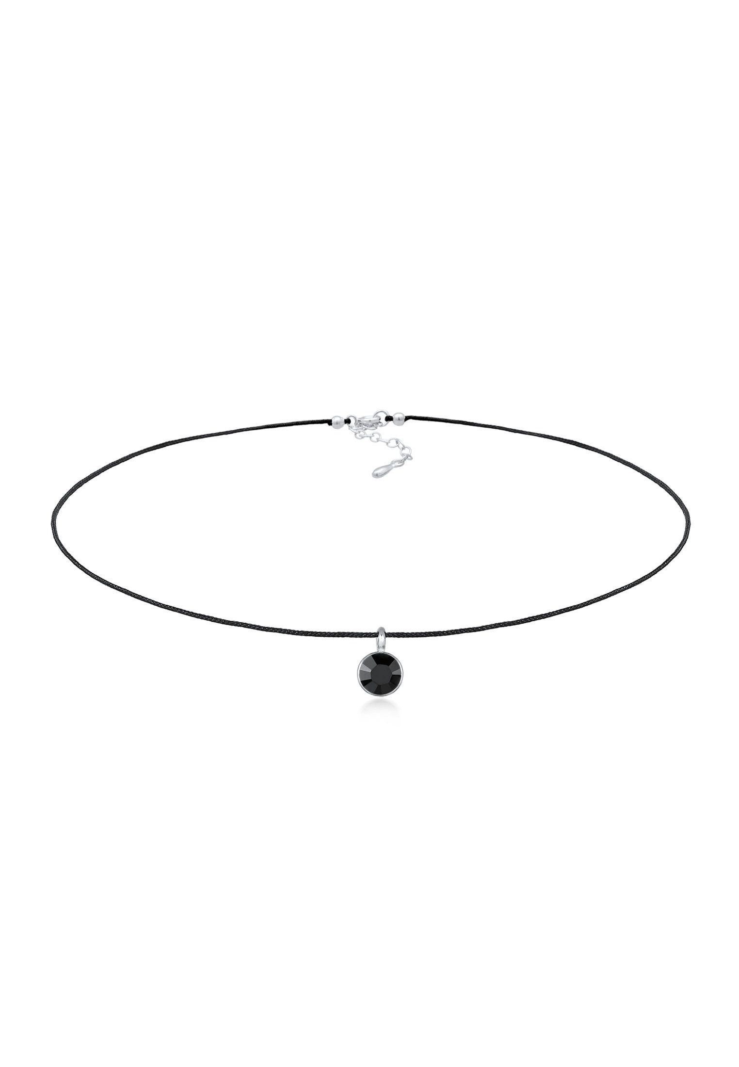 Elli Choker Basic Choker 925 Silber, mit Kristallen von Swarovski®