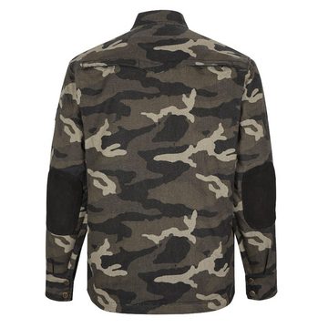 Bores Motorradjacke Military-Jackotorrad Hemd Herren - Army Dunkel-Camouflage - Bortexx Aramid