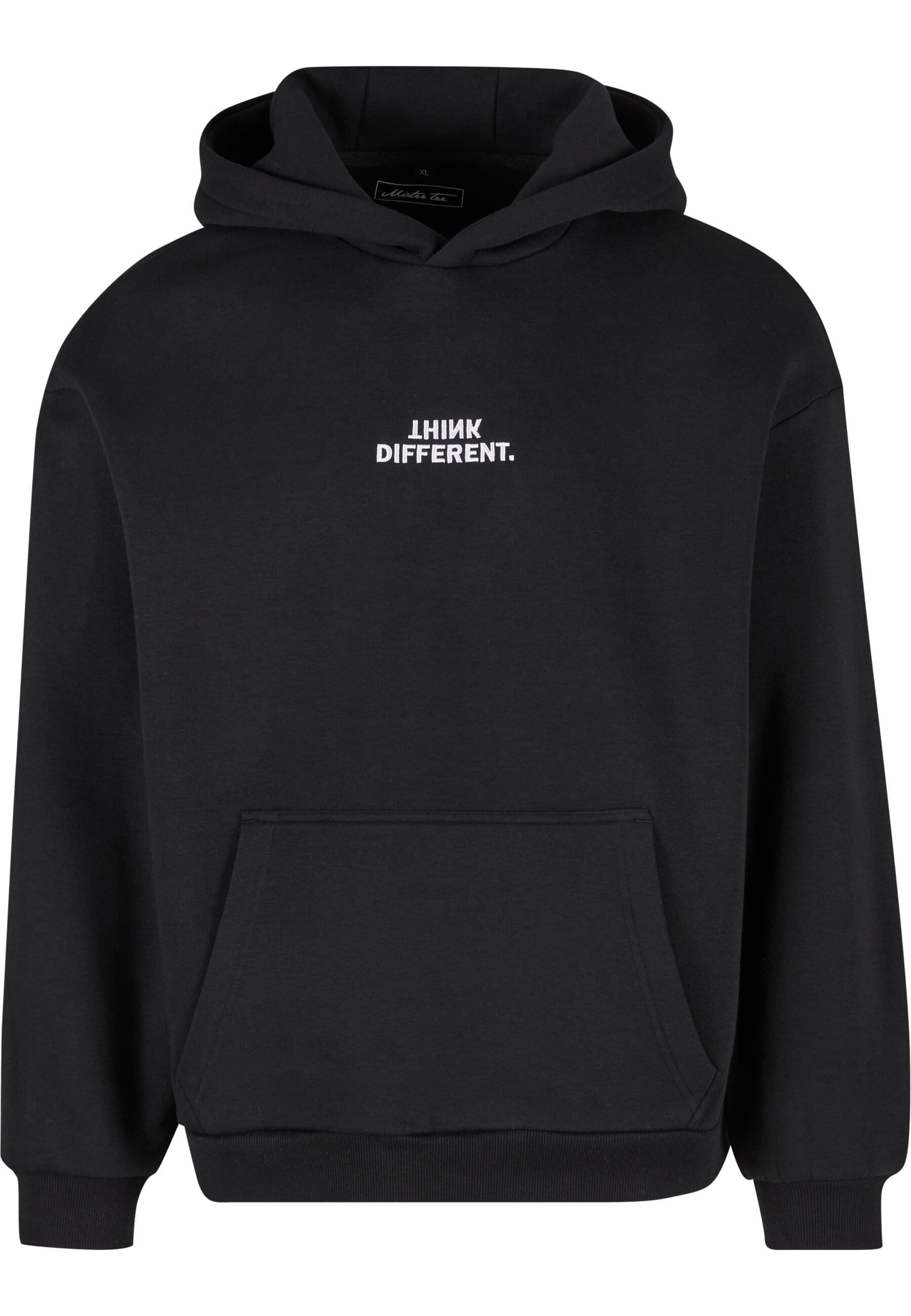 MisterTee Kapuzensweatshirt MisterTee Think Different EMB Fluffy Hoody (1-tlg)
