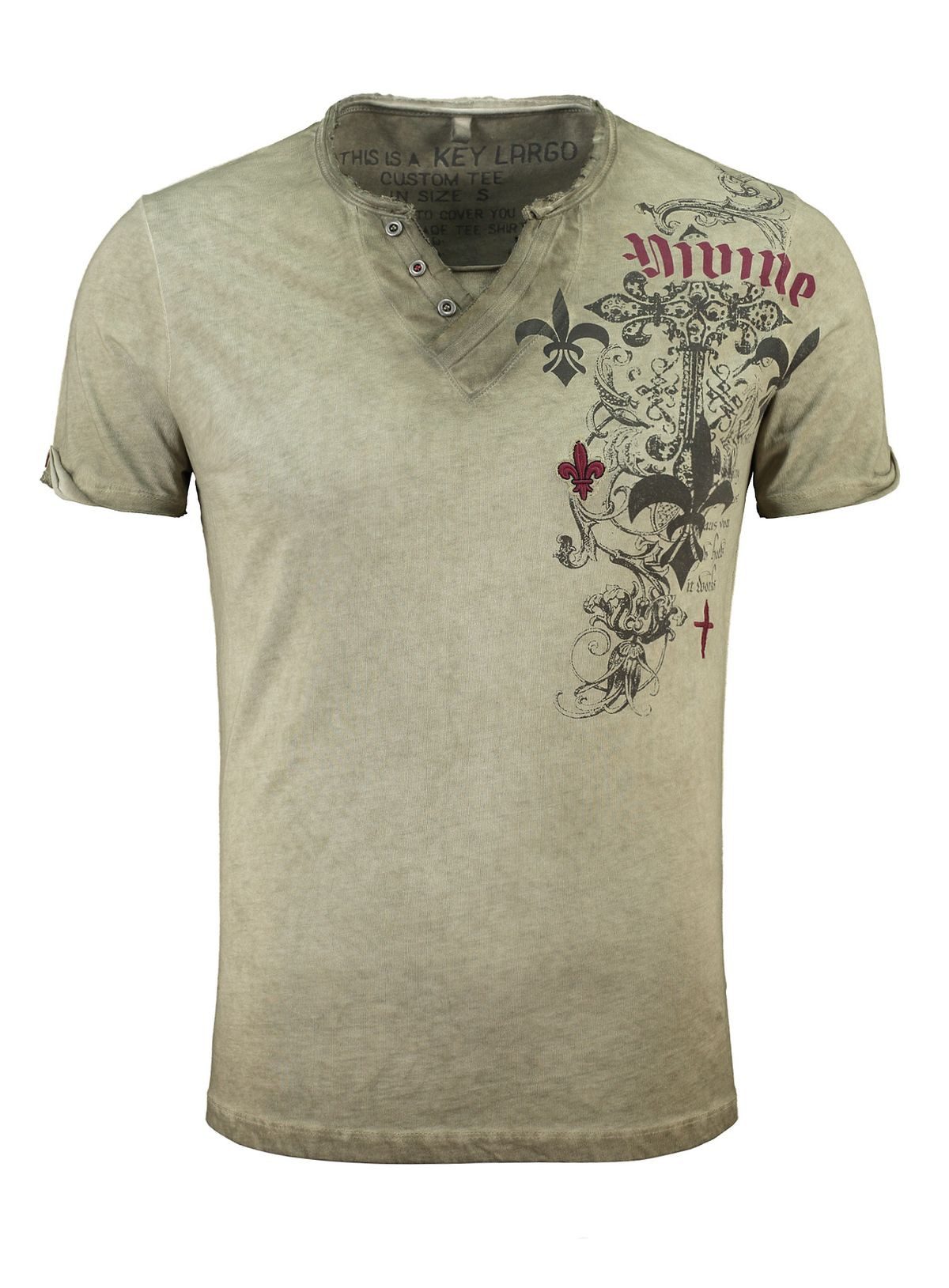 Key Largo T-Shirt T-Shirt Knight Print günstig online kaufen