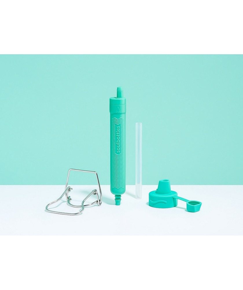 soulbottles Trinkflasche Wasserfilter Soulfilter Starter Kit - türkis